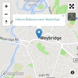 Helium Balloon Delivery Weybridge