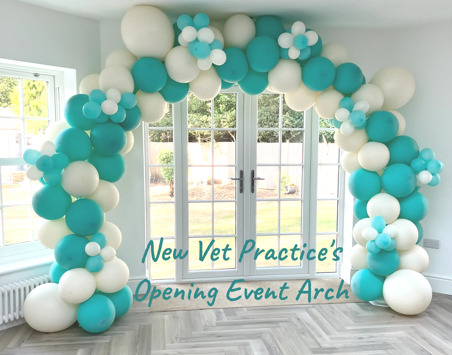 Corporate Event Balloons being built