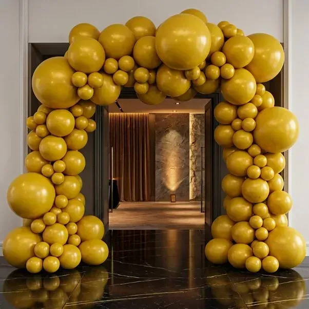 Deluxe Mustard Semptertex Balloons