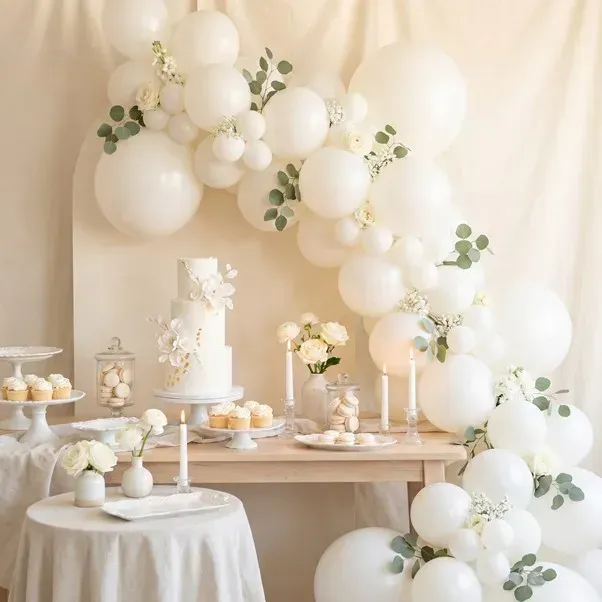 Almond White Semptertex Balloons