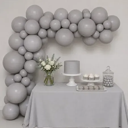 Deluxe Grey Semptertex Balloons