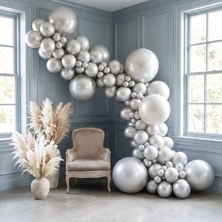 Silk Cream Pearl Semptertex Balloons