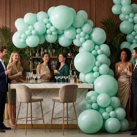 Pastel Matte Mint Semptertex Balloons
