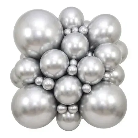 Metallic Silver Semptertex Balloons