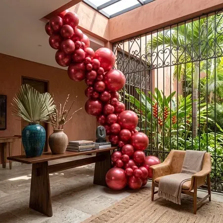 Metallic Red Semptertex Balloons