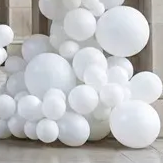 Fashion White Semptertex Balloons