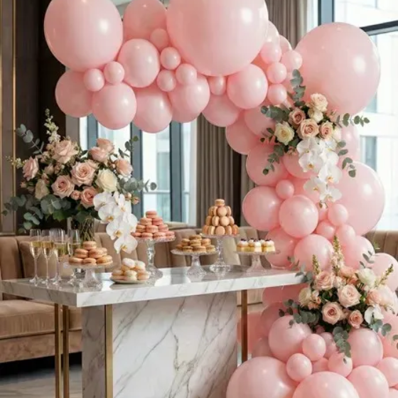 Pastel Matte Pink Semptertex Balloons