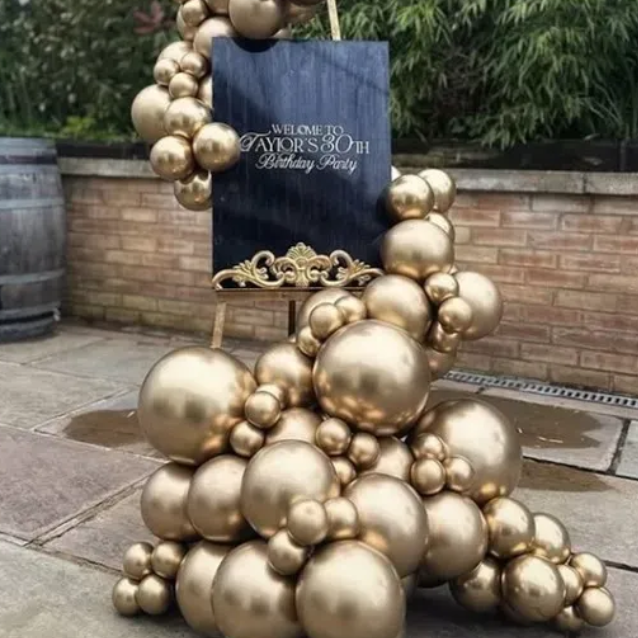 Metallic Gold Semptertex Balloons