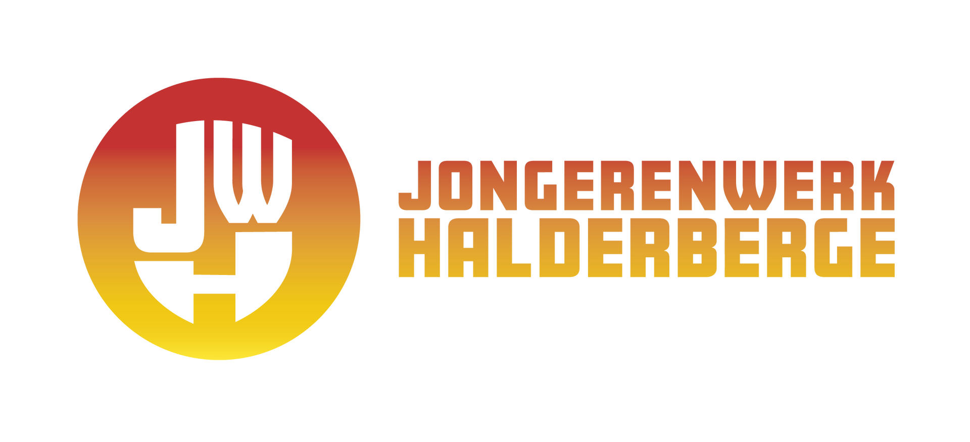 A logo for a company called jongerenwerk halderberge