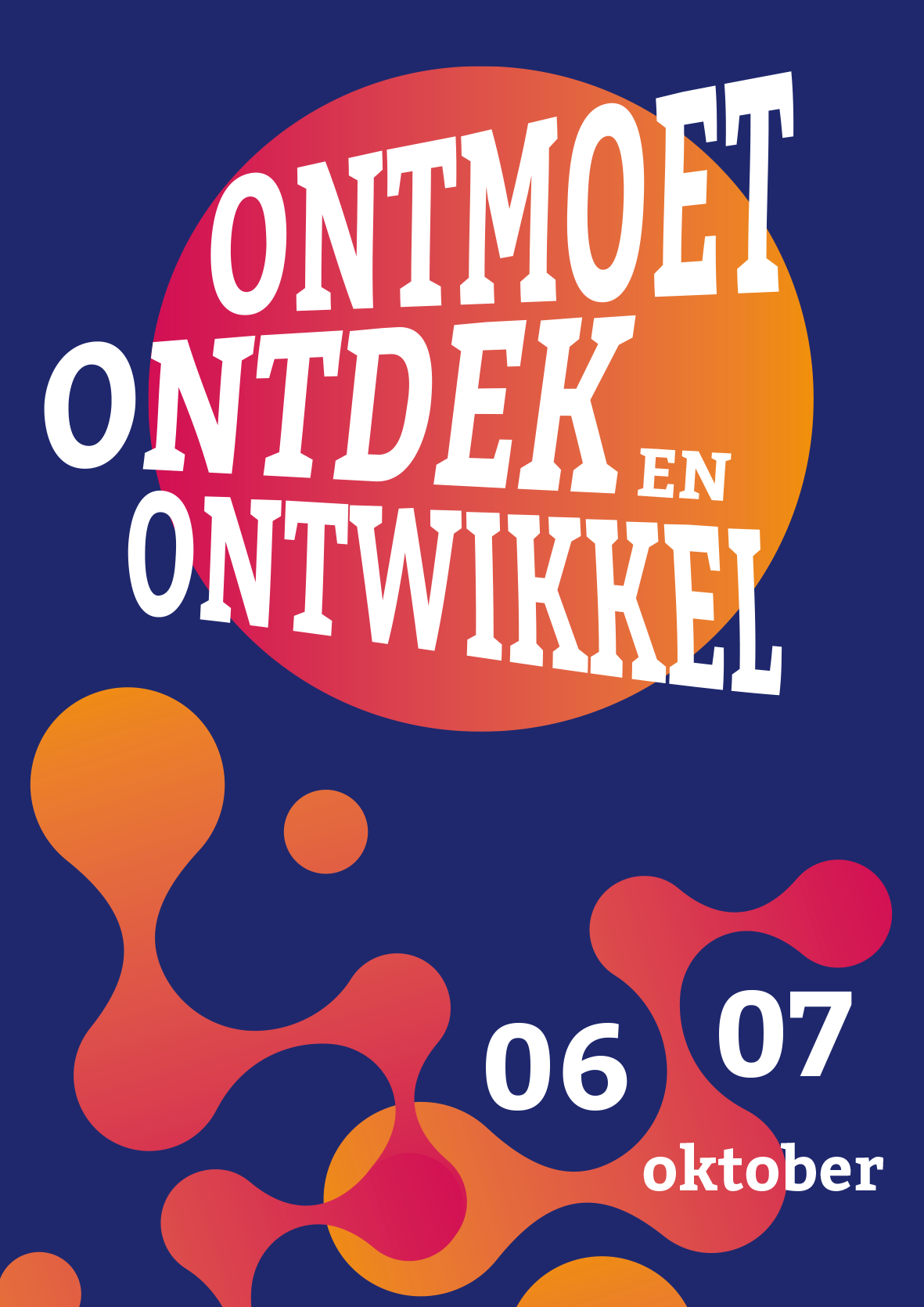 Evenementposter met de tekst 