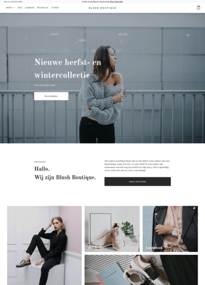 Een vrouw zit op een richel op een website.