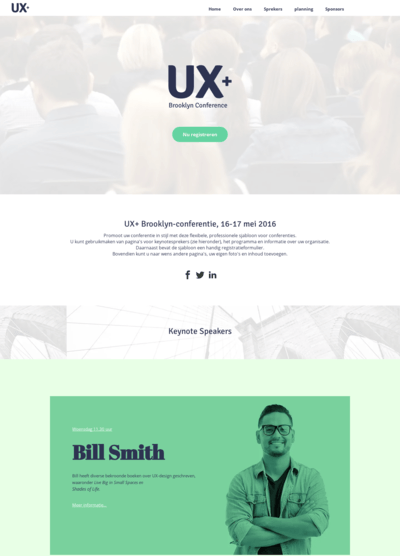 Bill Smith is een keynote spreker op de UX + conferentie