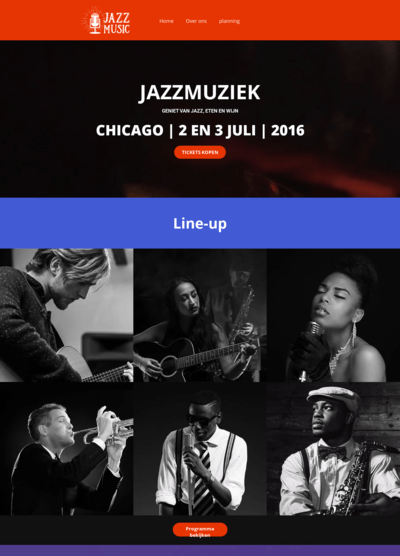 In juli 2016 wordt er een jazzmuziekfestival in Chicago gehouden