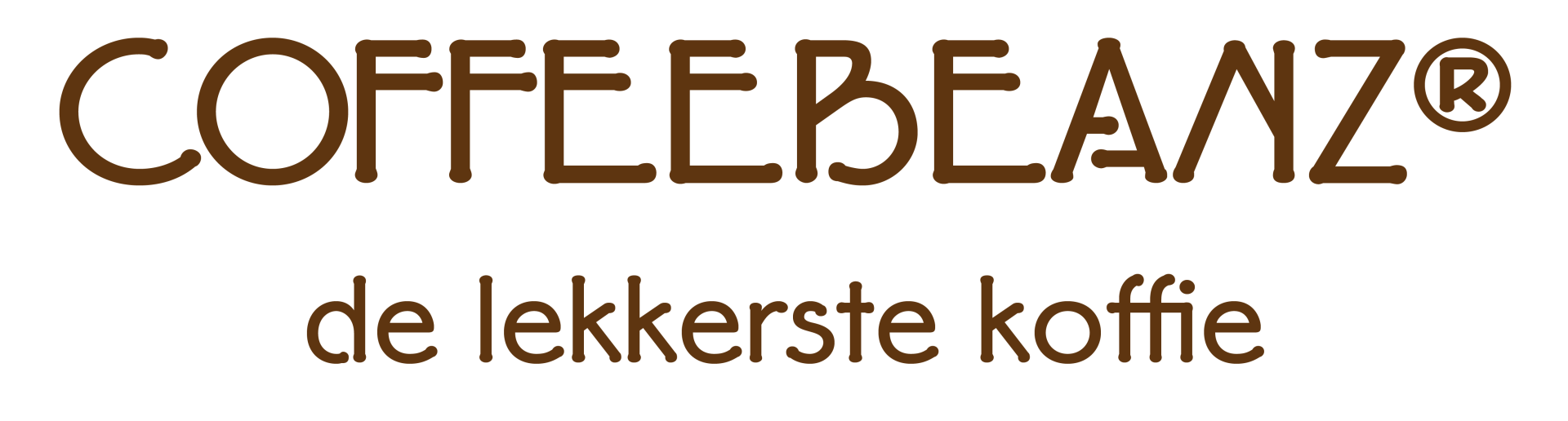 A logo for coffee beanz de lekkerste koffie