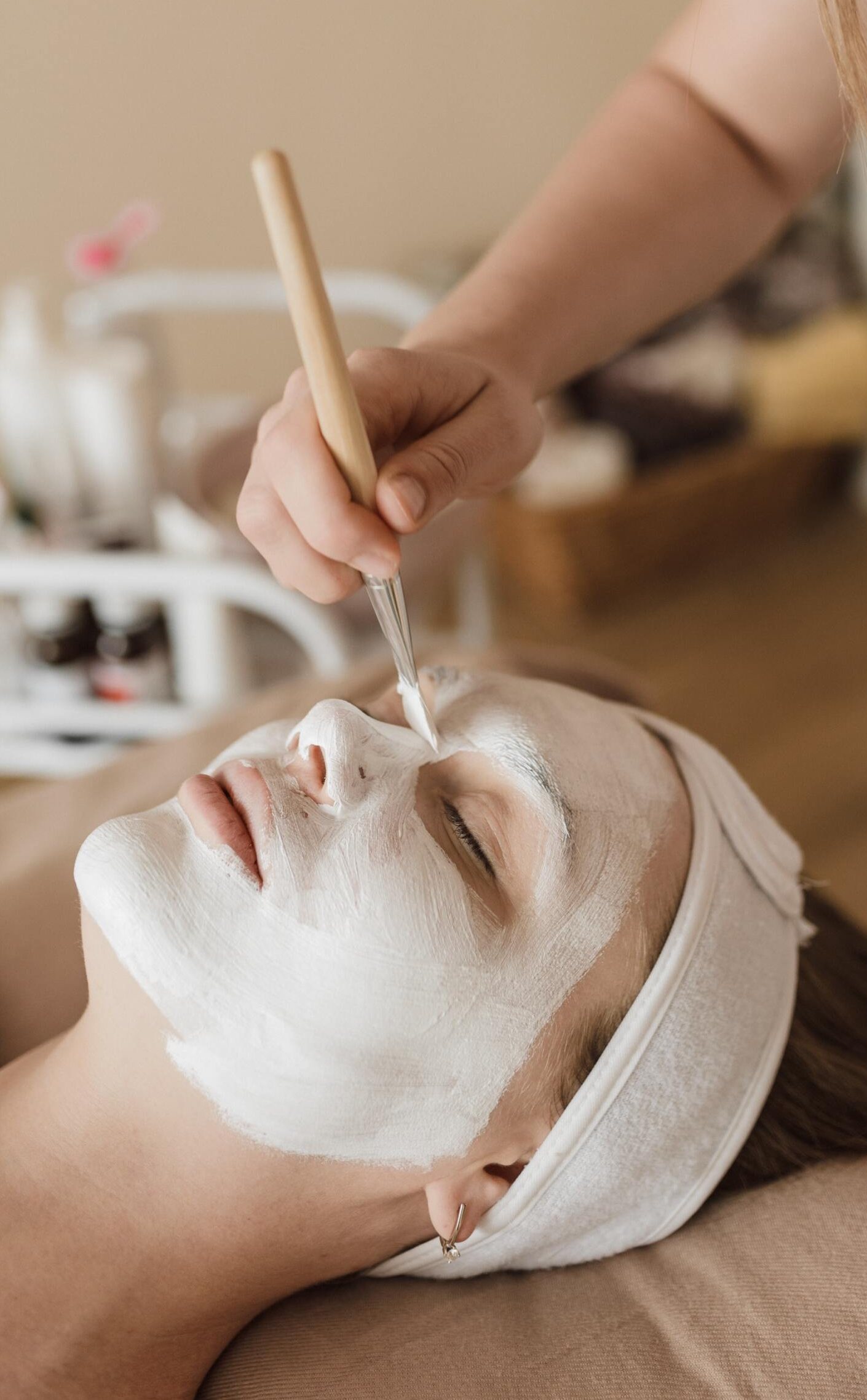 Doing LED Light Therapy — Greenwood Village, CO — Beau Visage Skin Care & Spa Doing LED Light Therapy — Greenwood Village, CO — Beau Visage Skin Care & Spa