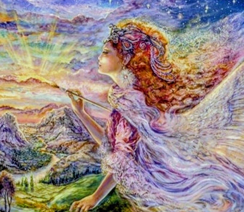 Fairy holding wand
