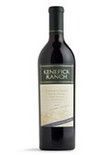 Bottle of Kendrick Ranch wine, dark glass with green label.