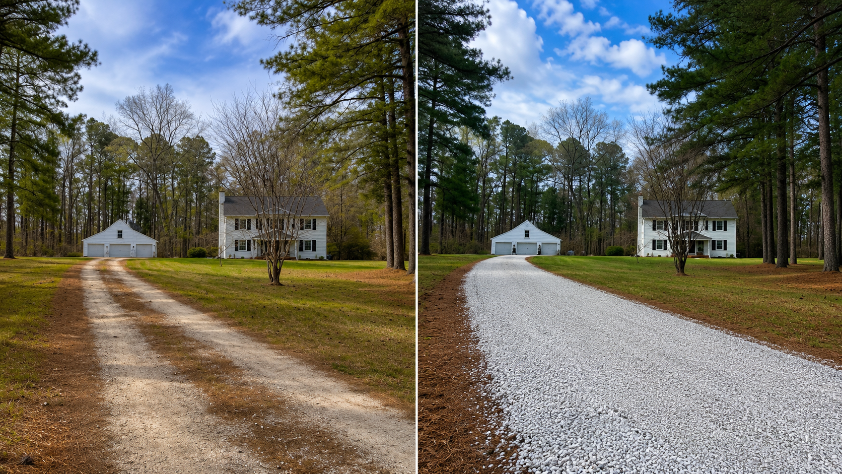 gravel, gravel driveways, driveway gravel installation chesterfield va