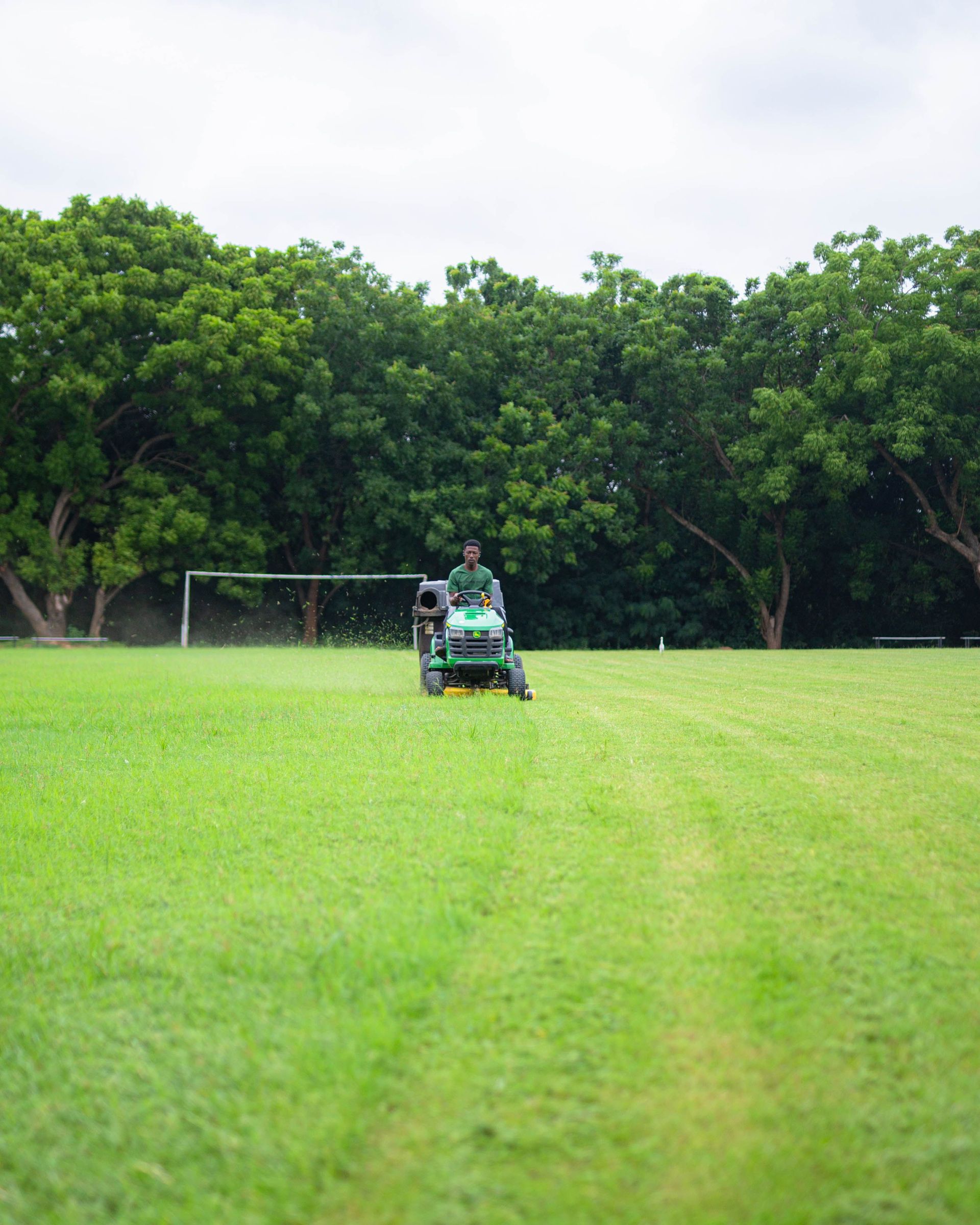 H&H Outdoor Services maintaining a large commercial and industrial property