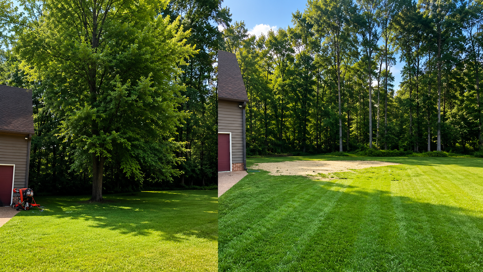 tree removal chesterfield, va, stump grinding, stump removal