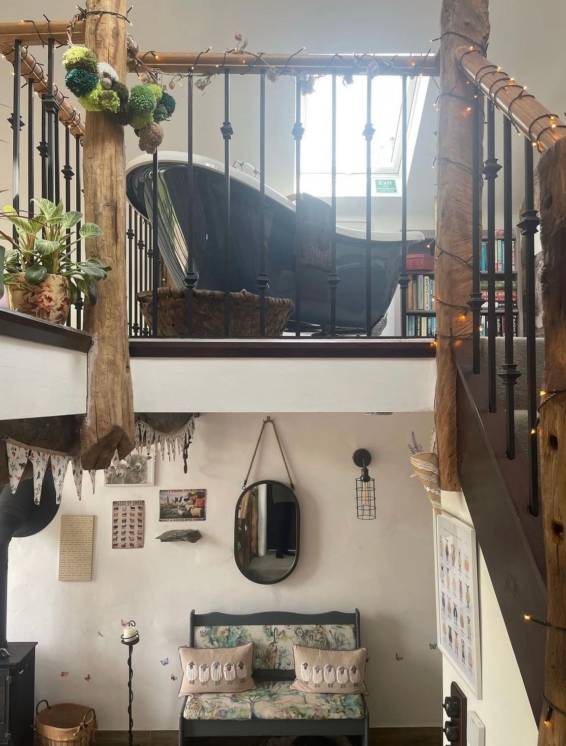 Our fabulous free standing bath