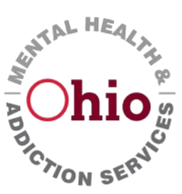 Ohio Mental Health & Addiction Services logo in red and gray text on a white background