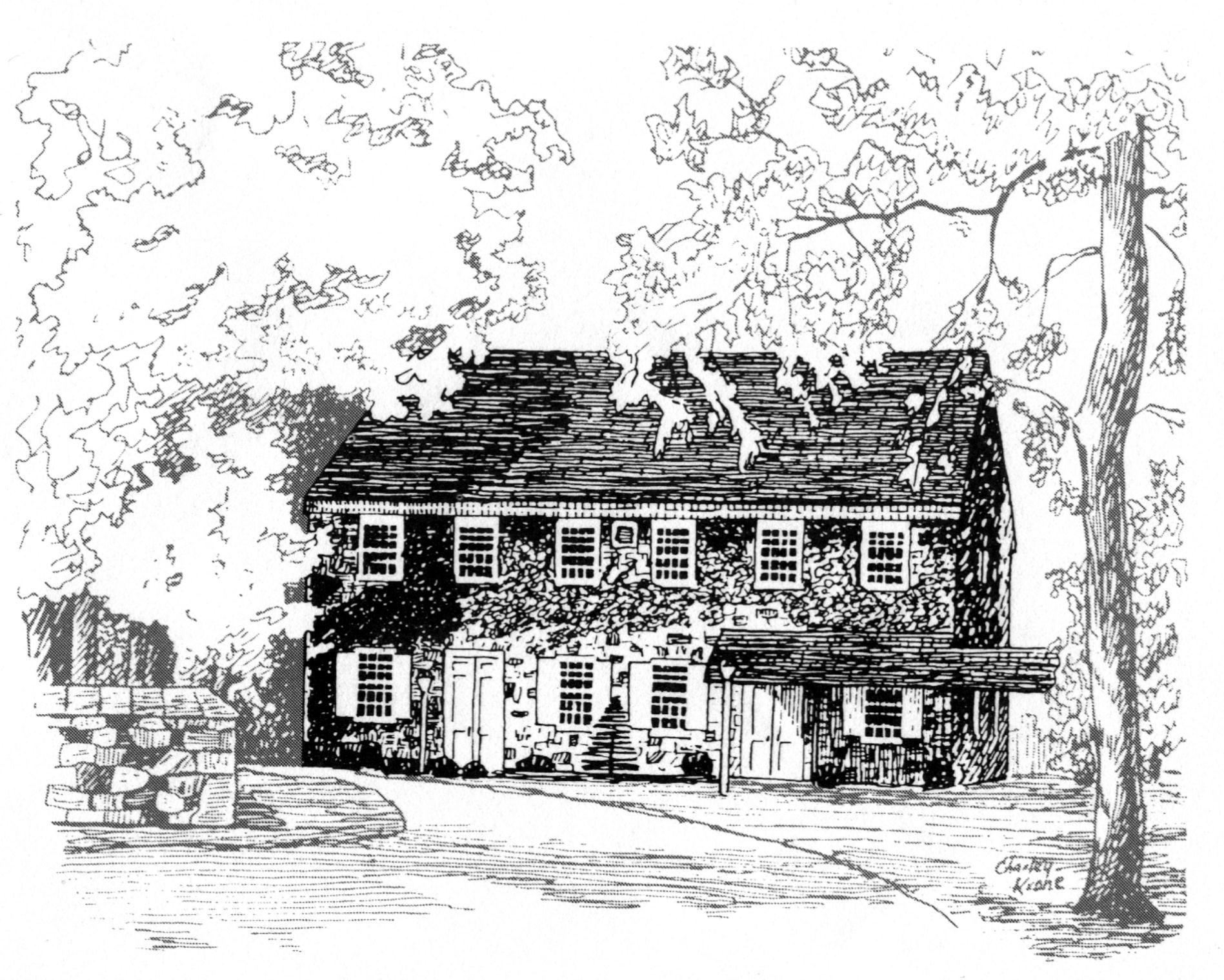Silver Spring Presbyterian Church Meeting House sketch