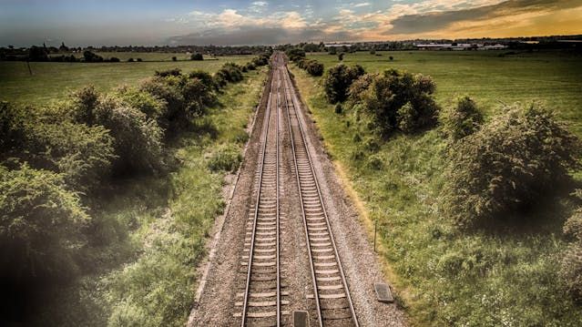 Railroad tracks stretching forward symbolizing legacy at Funeral Homes York, PA