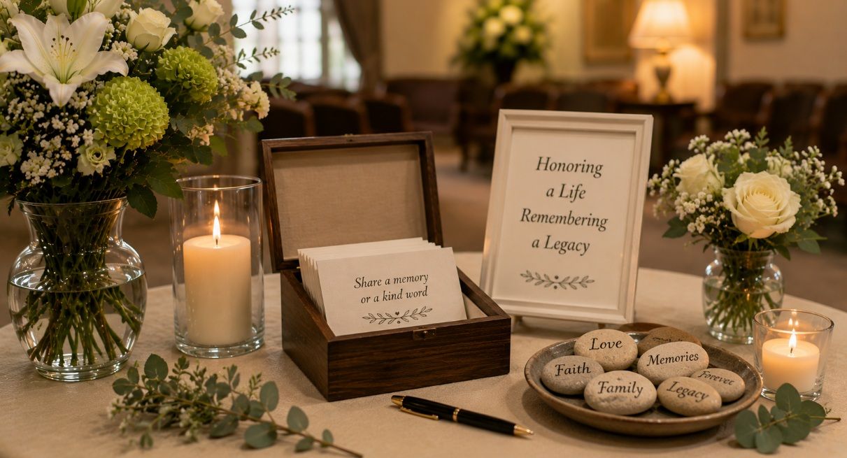 Peaceful memorial display for funeral homes in Red Lion, PA.