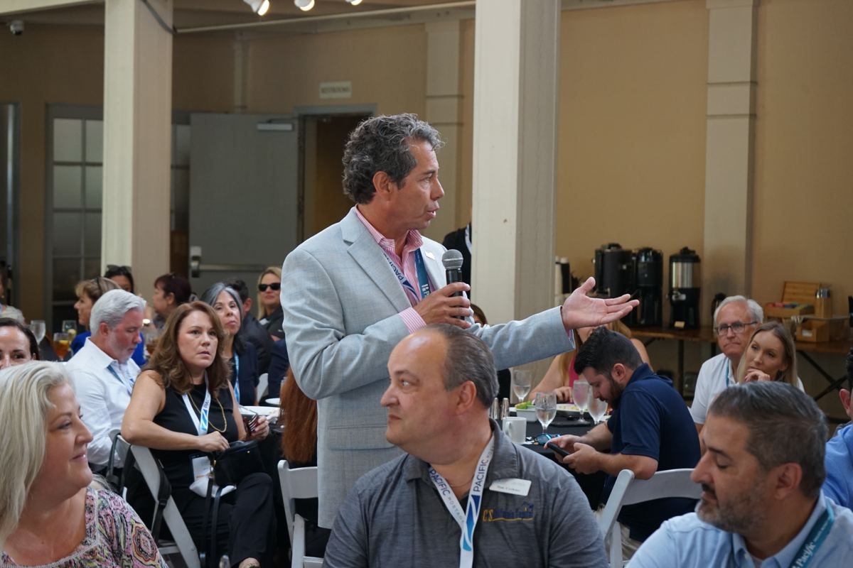 Attendees in a session