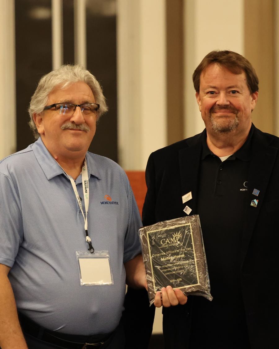 Money House accepting Corporate Affiliate of the Year