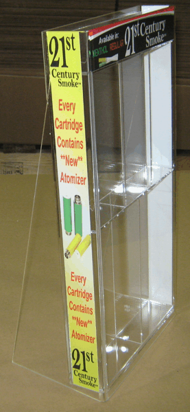 Clear plastic storage box with yellow price label on the side.