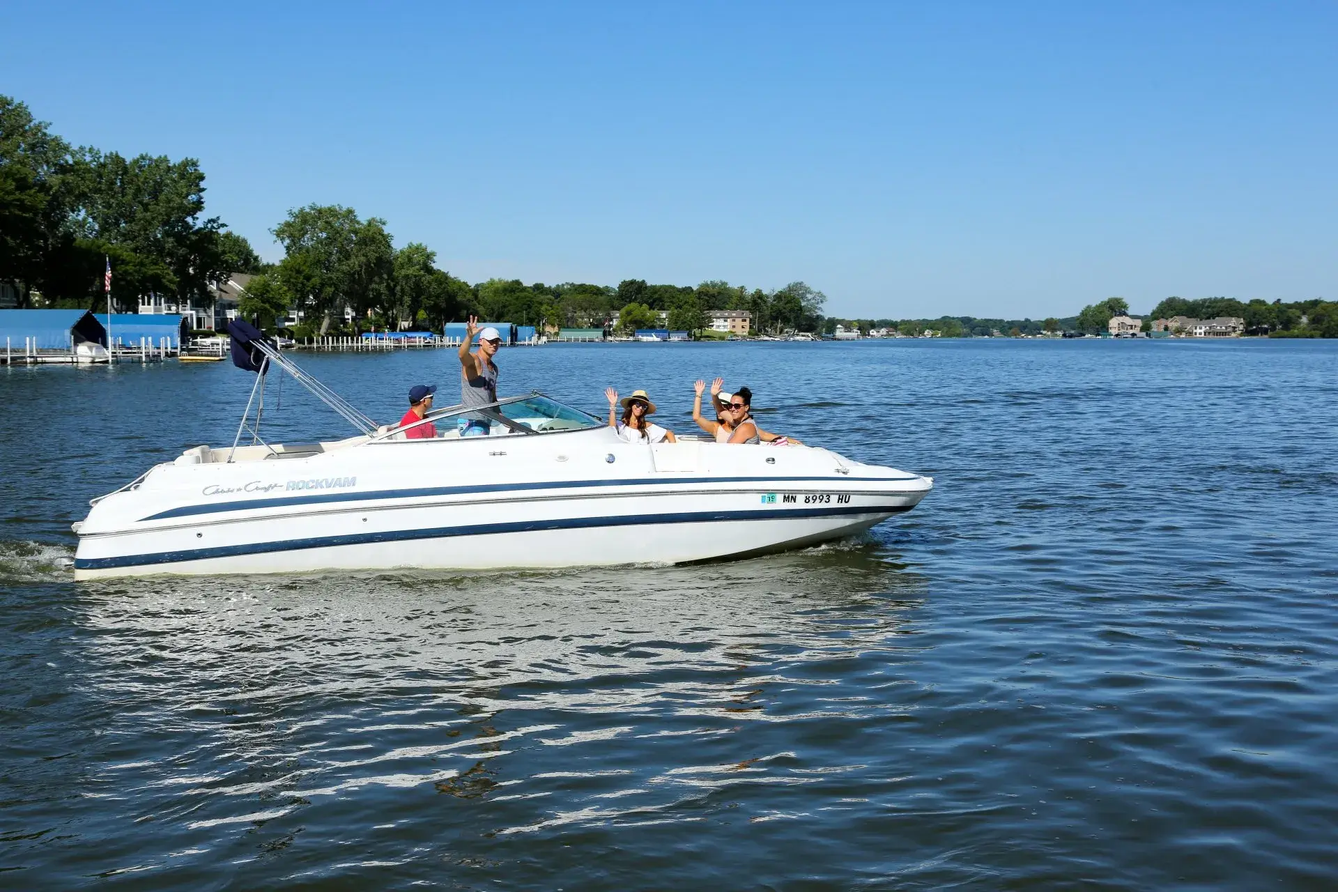 Lake Boat Club and Boat rental MN with Rockvam Boat Yards, Inc.