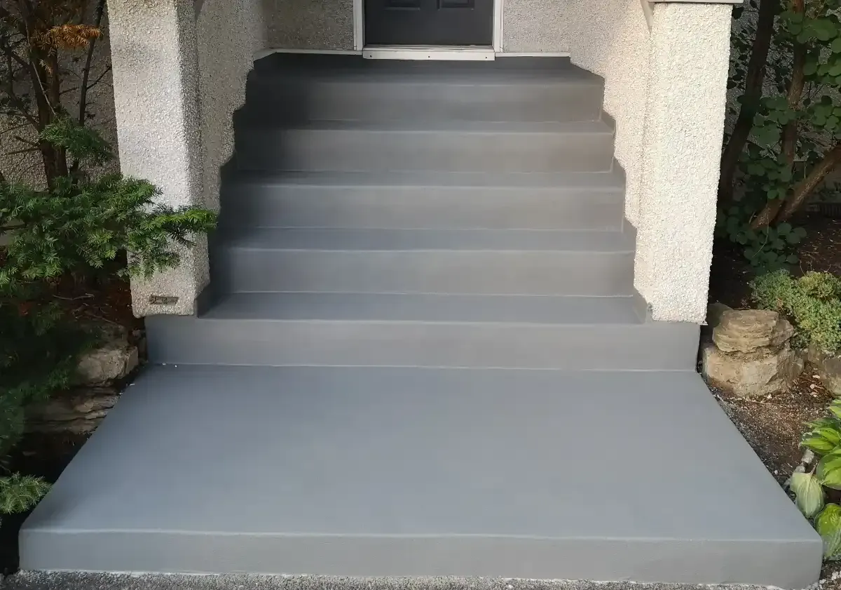 concrete steps repair following resurfacing Boynton Beach