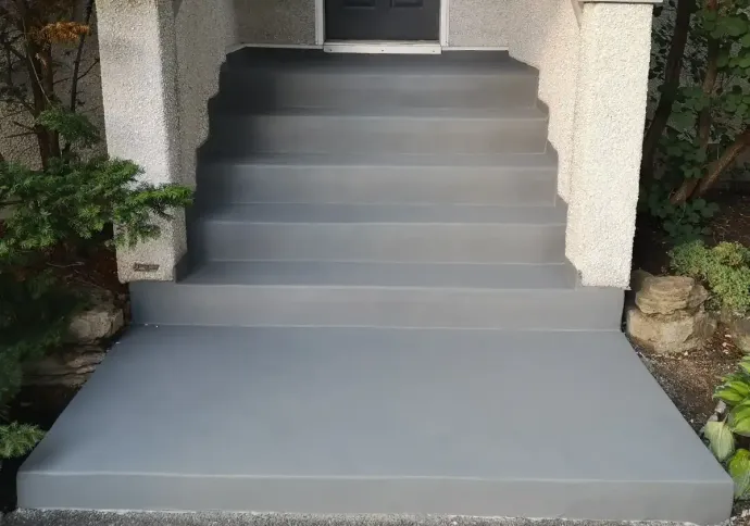 concrete steps repair following resurfacing Boca Raton