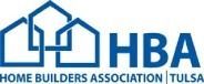 The logo for the home builders association in tulsa.