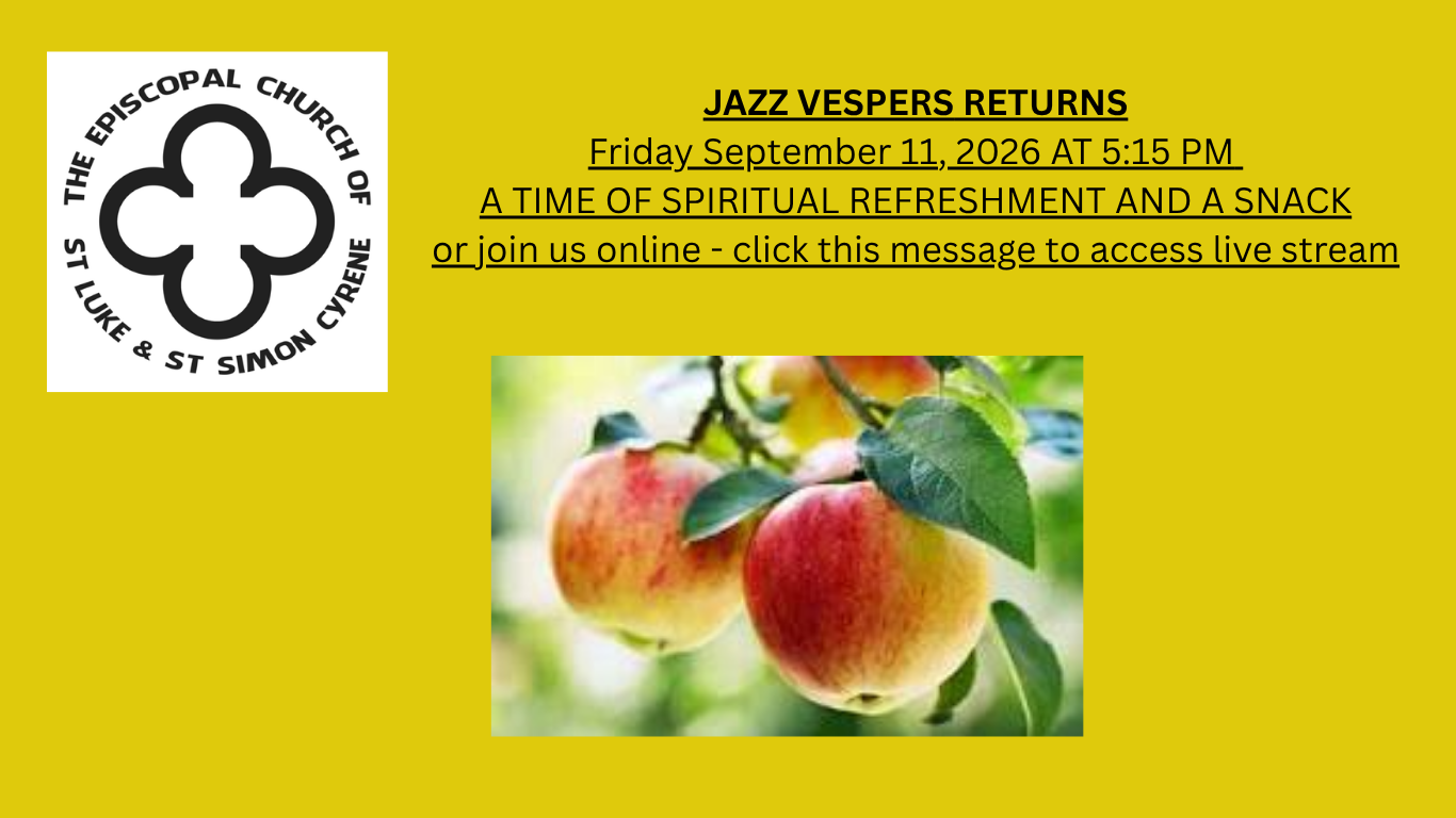 Jazz Vespers Return