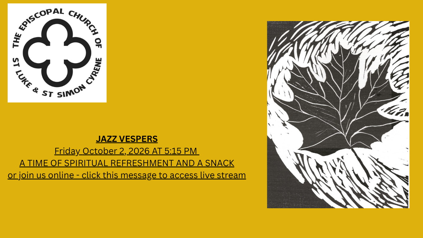 Jazz Vespers Return