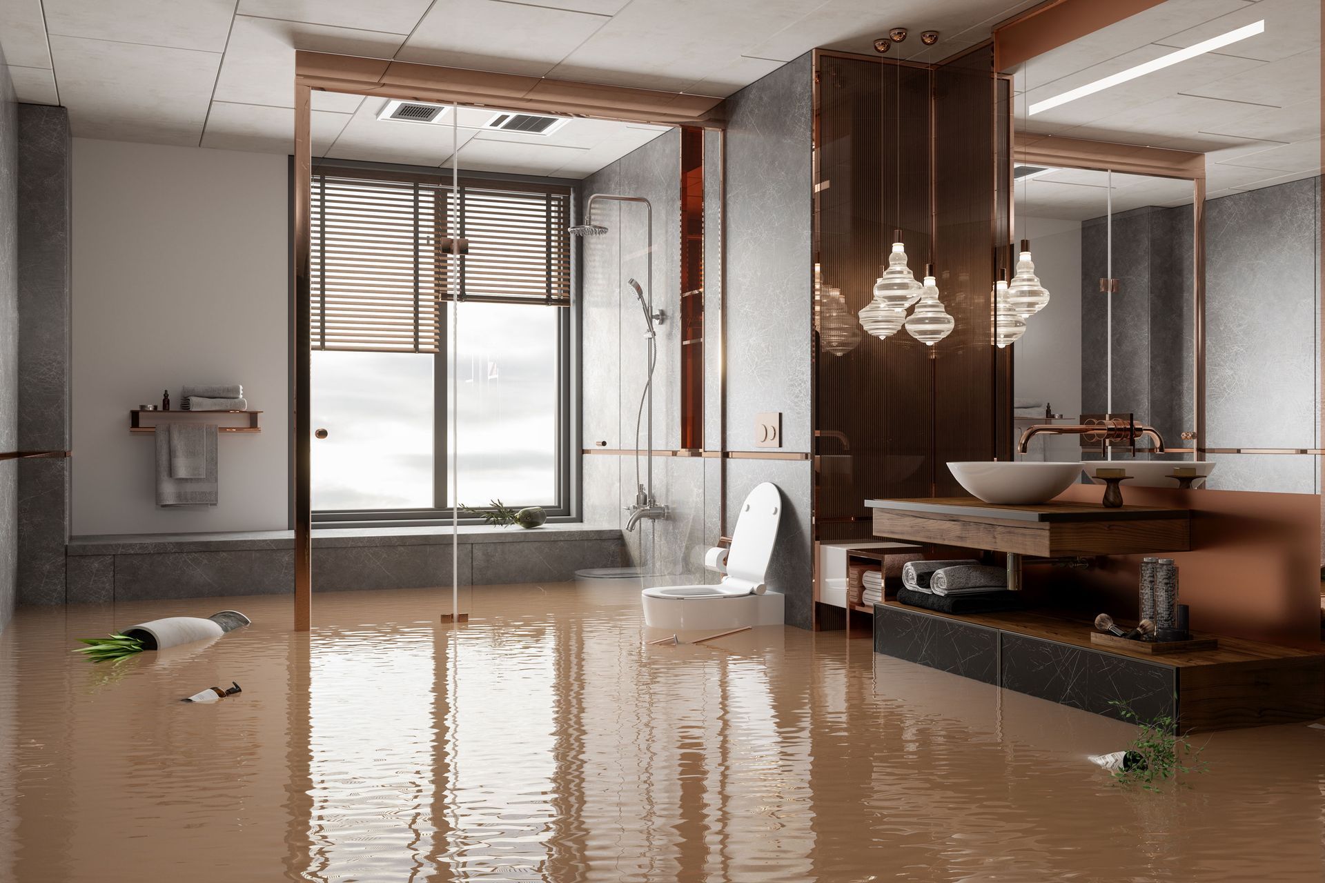 Water Damage The House | Richmond, VA | Walker & Frick Construction