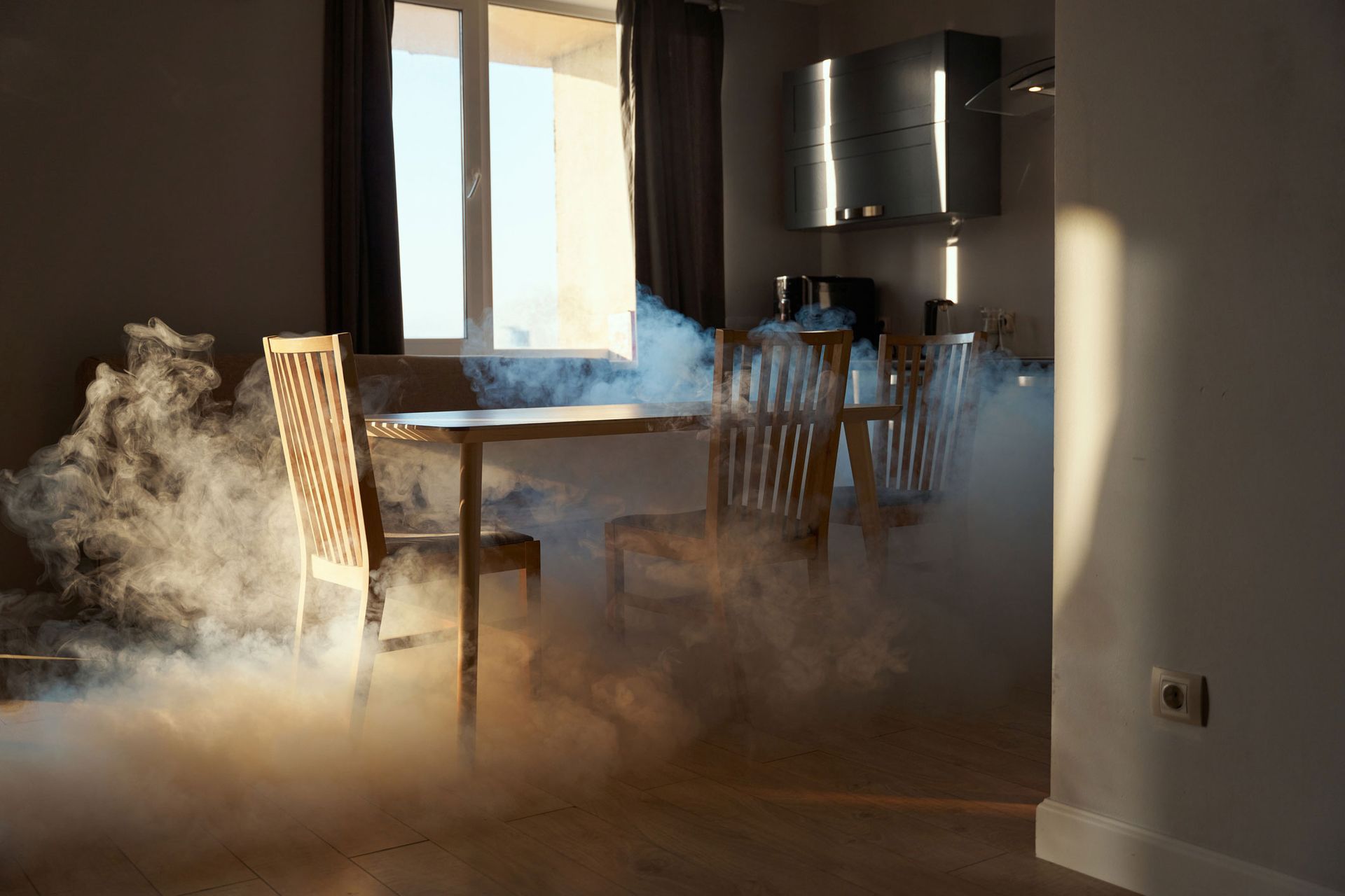 Kitchen With Smoke | Richmond, VA | Walker & Frick Construction Kitchen With Smoke | Richmond, VA | Walker & Frick Construction