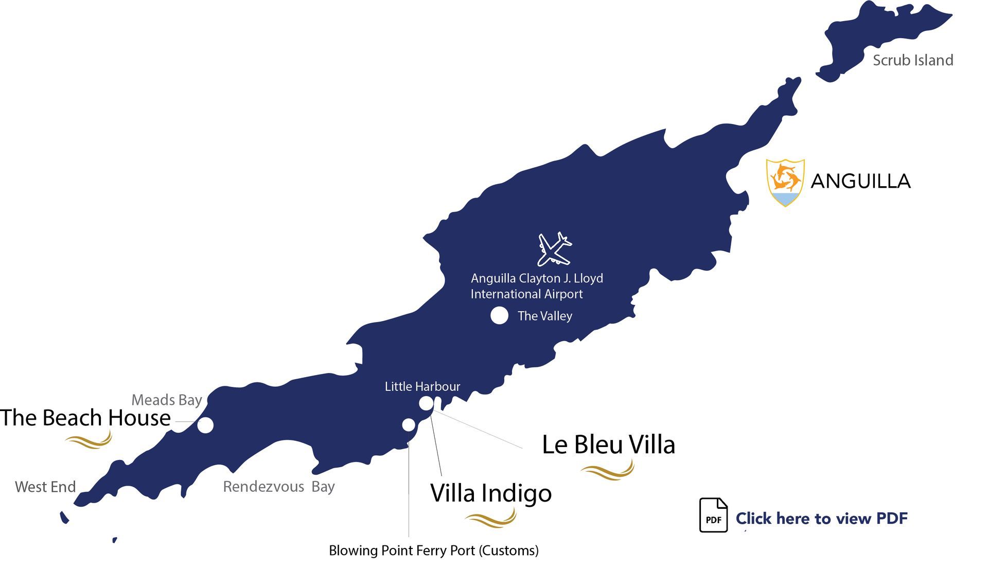 map of Anguilla
