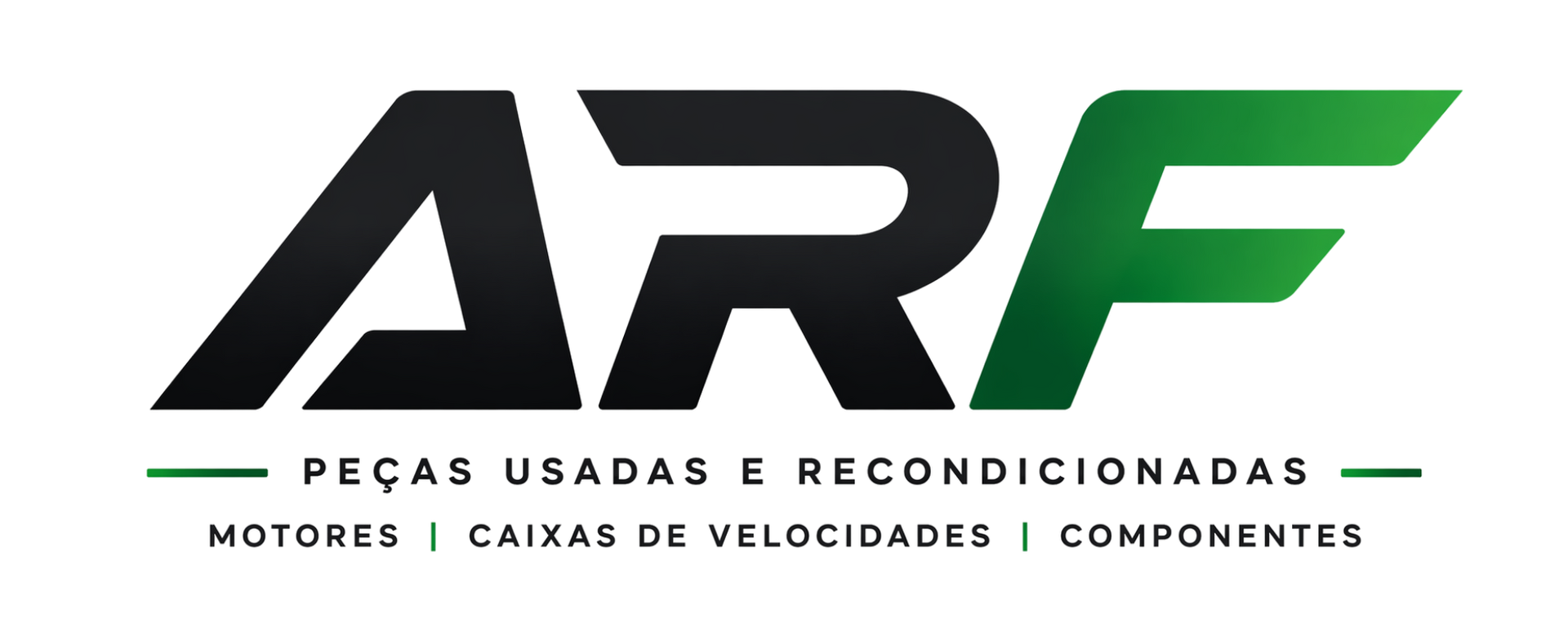 Página Inicial Logotipo da ARF - Peças Usadas e Recondicionadas. Link de Página Principal