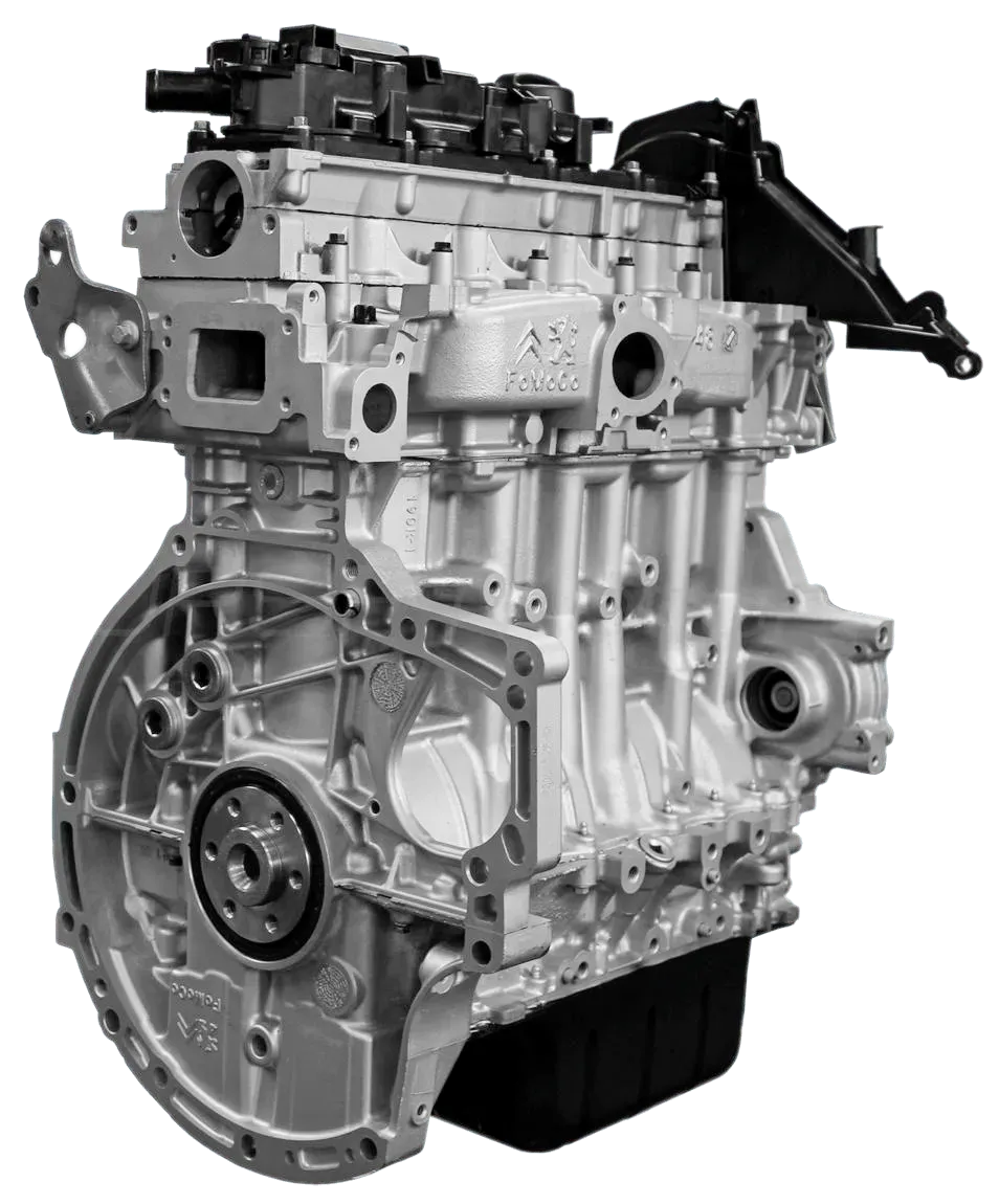 Motor auto em fundo branco.