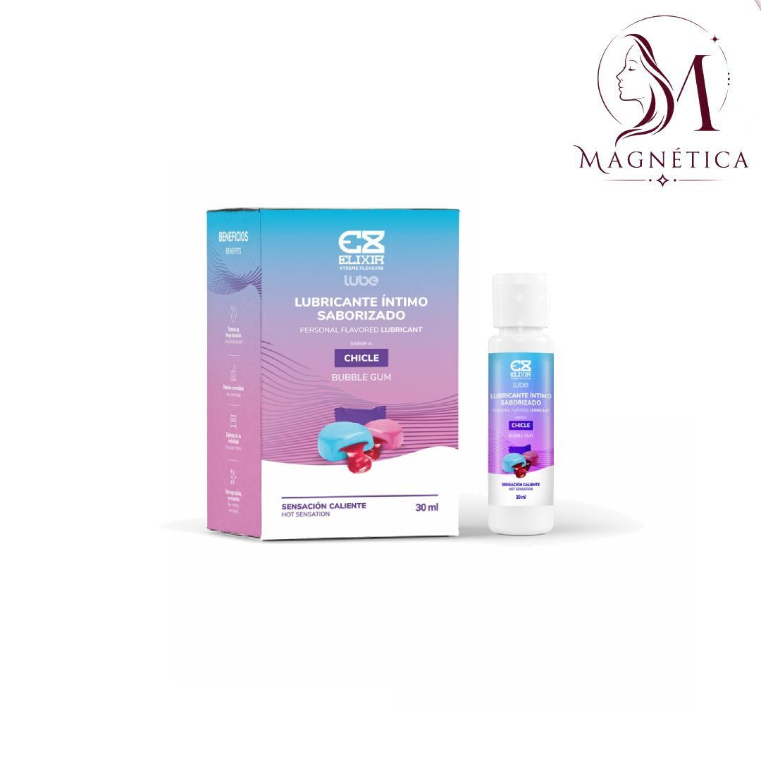 Lubricante Saborizado Chicle Elixir | Lubricación Suave con Sabor Dulce