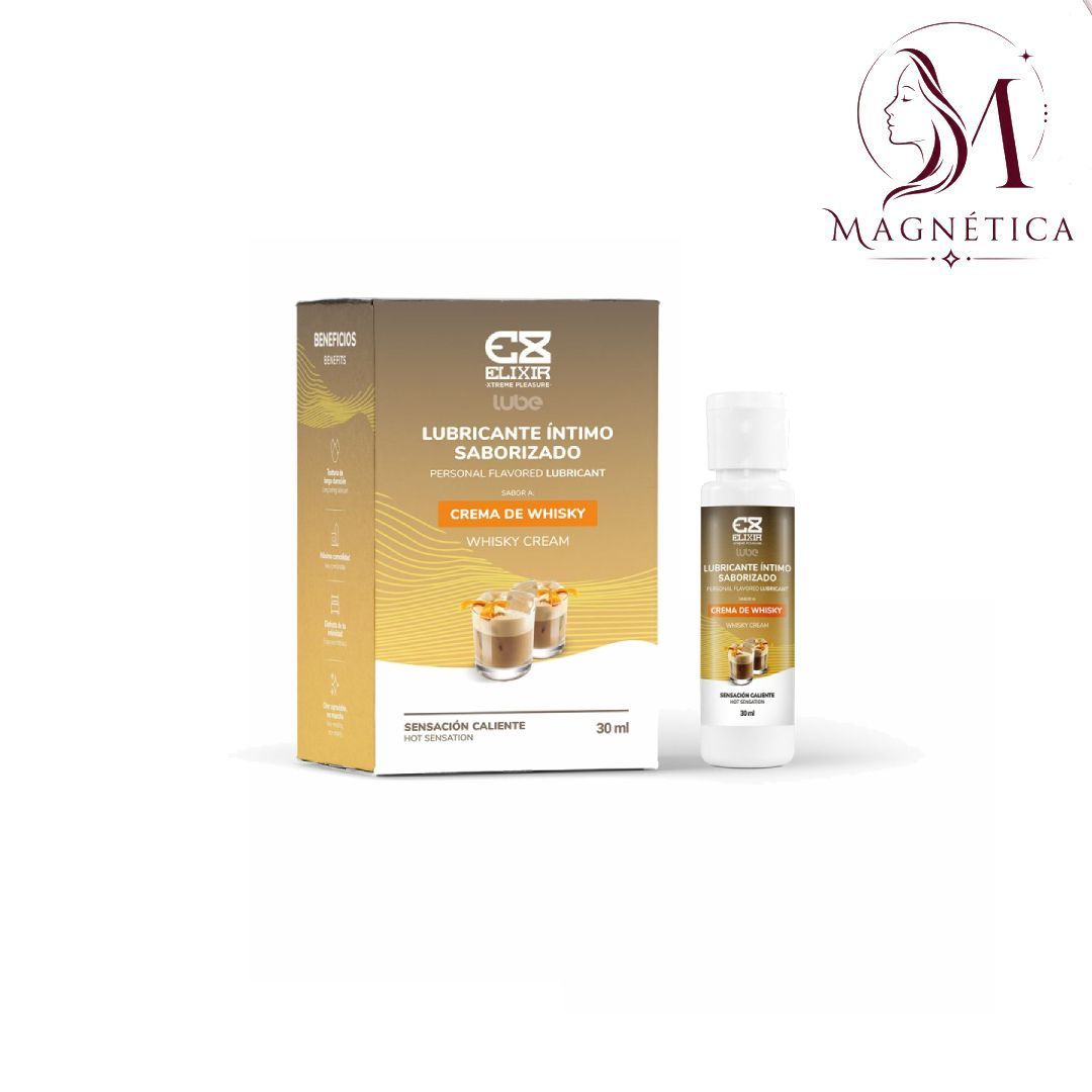 Lubricante Saborizado Crema de Whisky Elixir