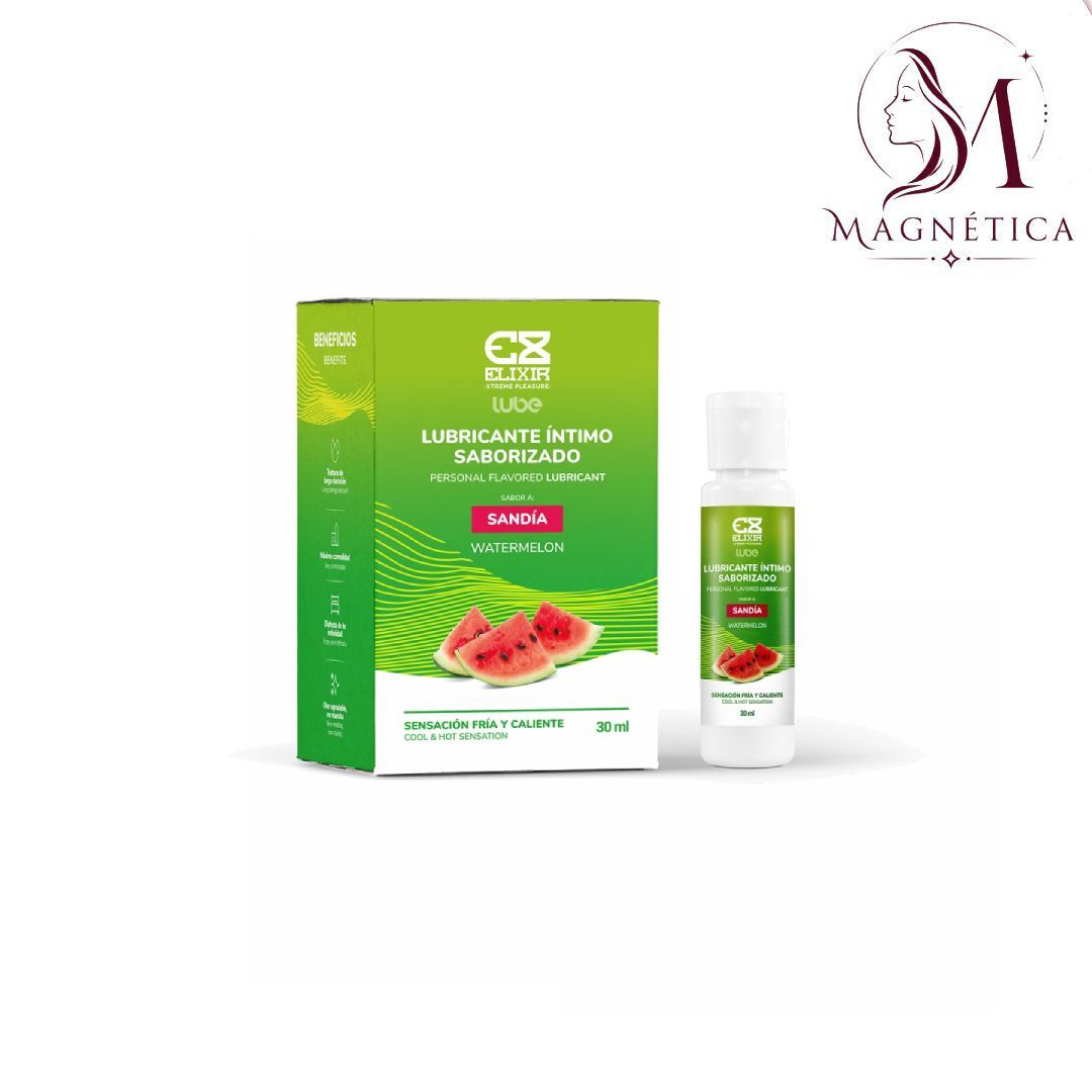 Lubricante Saborizado Sandía Elixir | Lubricación Suave y Aroma Frutal