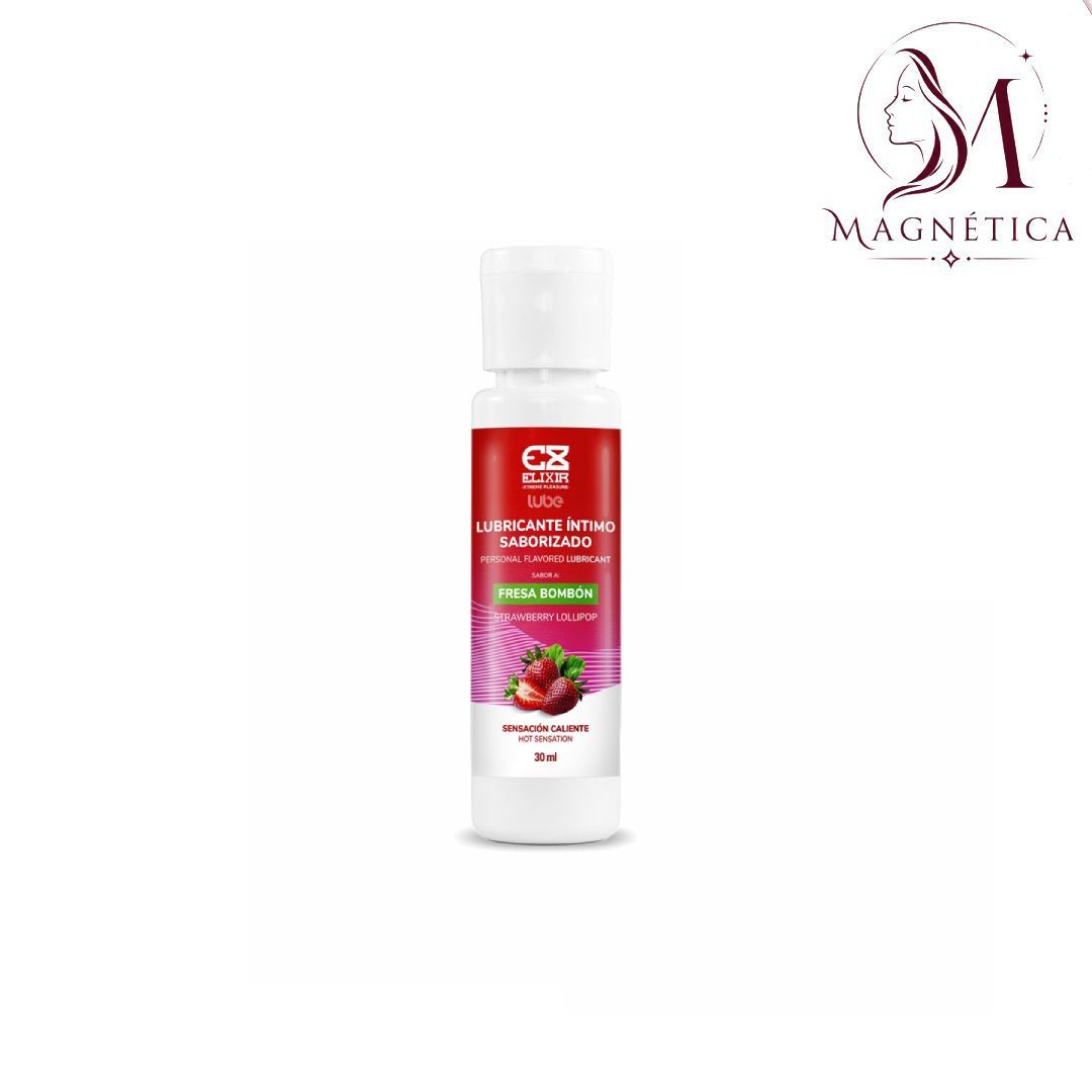 Lubricante Saborizado Fresa Bombon Elixir