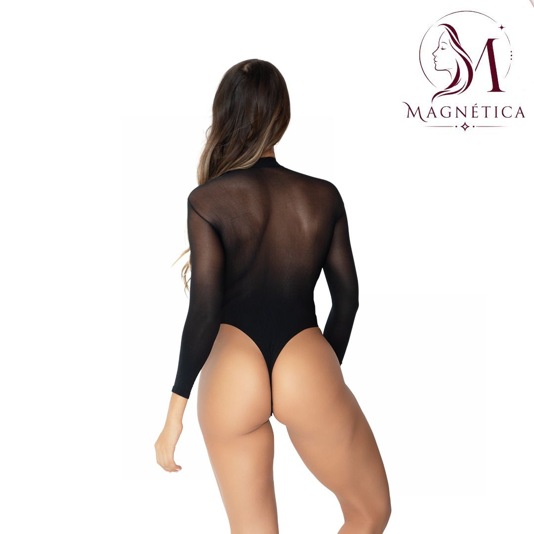 Body de Malla Semi Transparente Calista
