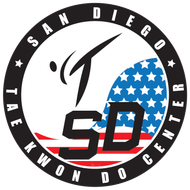 The logo for the san diego tae kwon do center