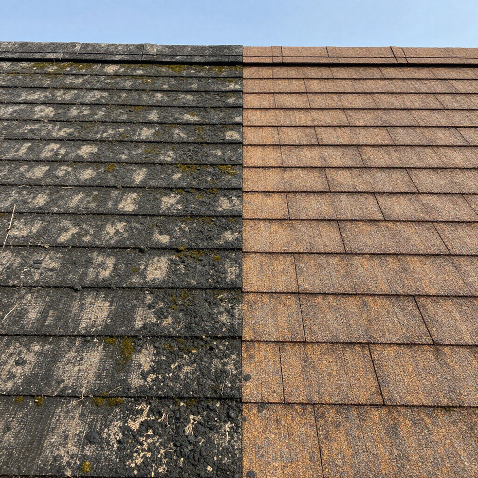 Roof Before and After